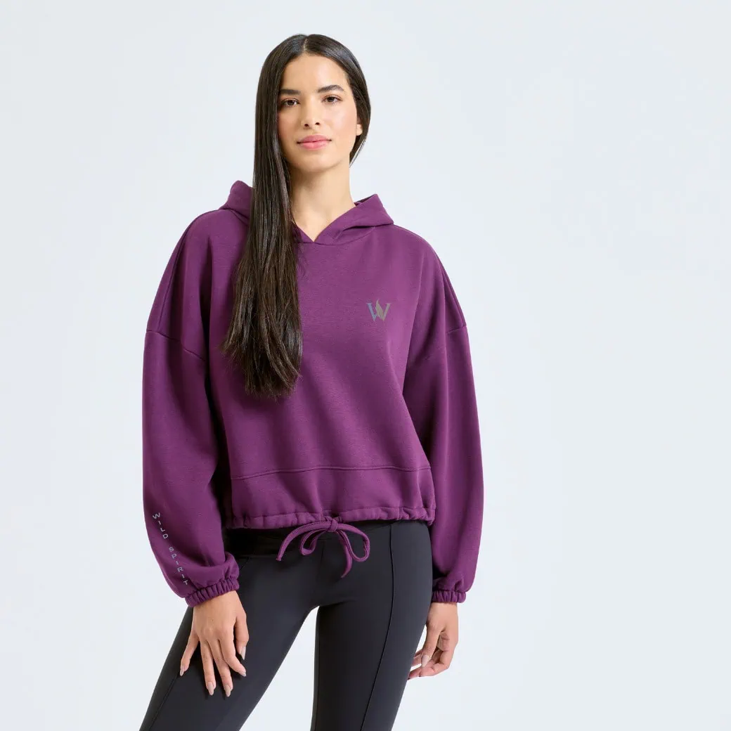 The Elevate Oversized Cropped Hoodie
